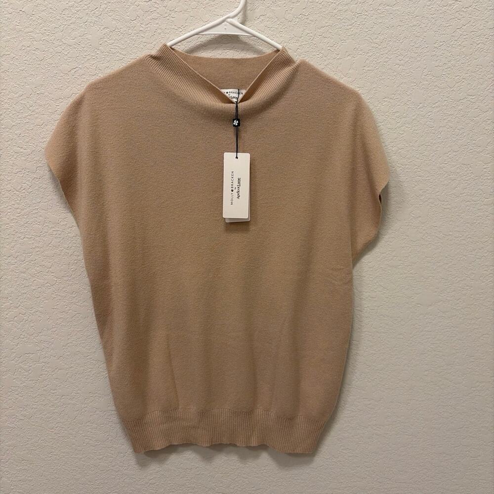 Molly Bracken Mock Neck Knit Sweater